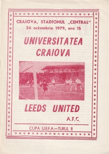 Universitatea Craiova v Leeds United 24-Oct-1979