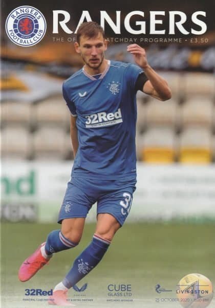 Glasgow Rangers v Livingston 25-Oct-2020