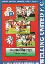 Welling United v Macclesfield Town  08-Mar-1995