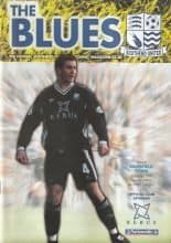 Southend United v Mansfield Town 12-Jan-2002