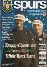 Tottenham Hotspur v Middlesbrough 23-Dec-2000