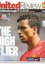 Manchester United v Middlesbrough 23-Sep-2008