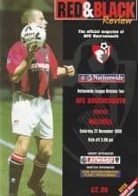 AFC Bournemouth v Millwall 27-Nov-1999