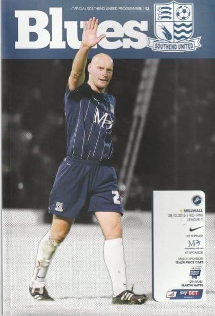 Southend United v Millwall   28-Dec-2015
