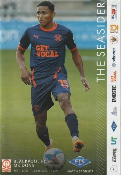 Blackpool v Milton Keynes Dons 24-Oct-2020