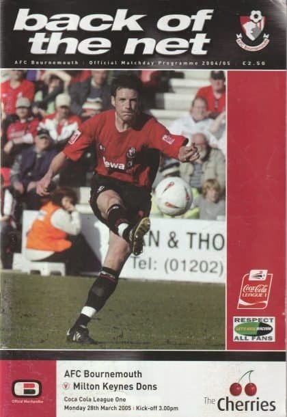 AFC Bournemouth v Milton Keynes Dons 28-Mar-2005