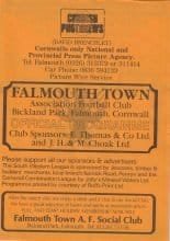 Falmouth Town v Newton Abbot  25-Apr-1987