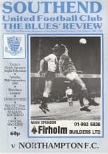 Southend United v Northampton Town  29-Sep-1987