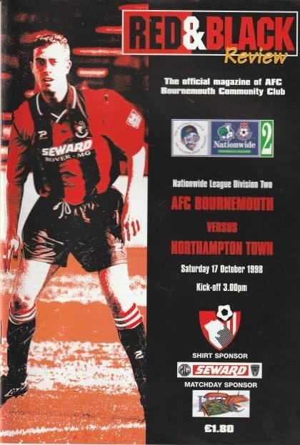 AFC Bournemouth v Northampton Town  17-Oct-1998