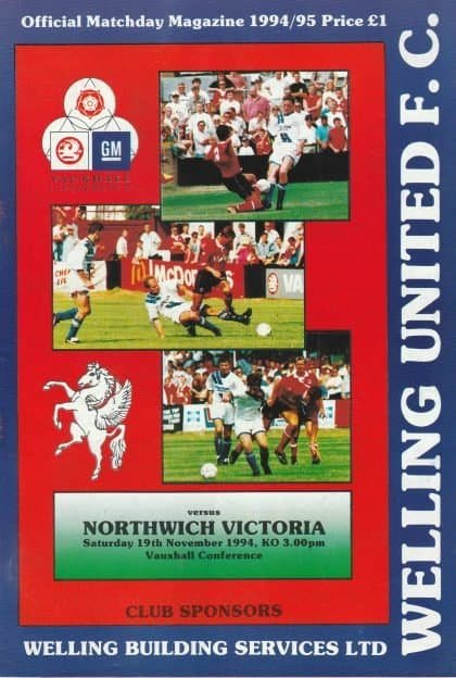 Welling United v Northwich Victoria 19-Nov-1994
