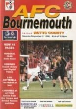 AFC Bournemouth v Notts County  21-Sep-1996
