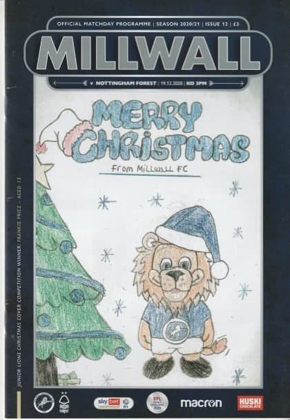 Millwall v Nottingham Forest  19-Dec-2020