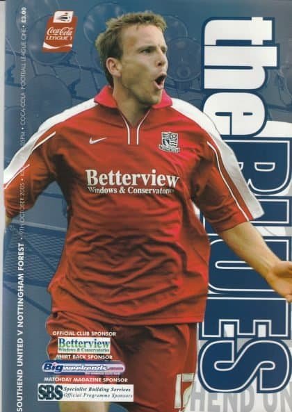 Southend United v Nottingham Forest  09-Oct-2005