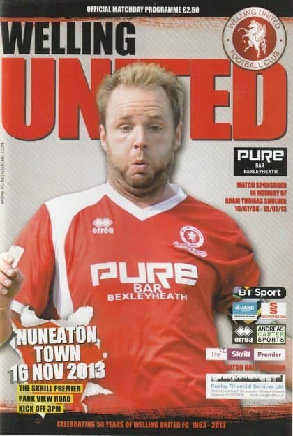 Welling United v Nuneaton Town   16-Nov-2013