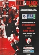 AFC Bournemouth v Oldham Athletic 26-Sep-1998