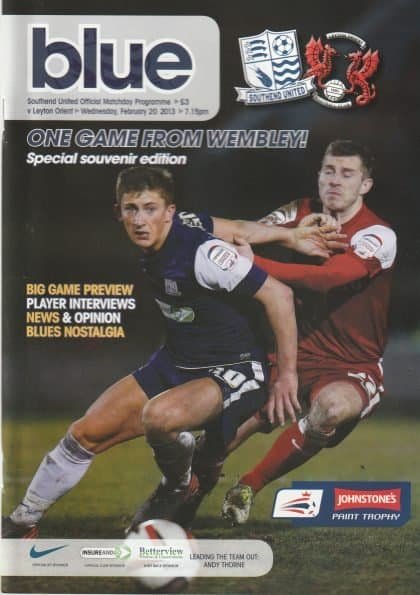 Southend United v Leyton Orient 20-Feb-2013