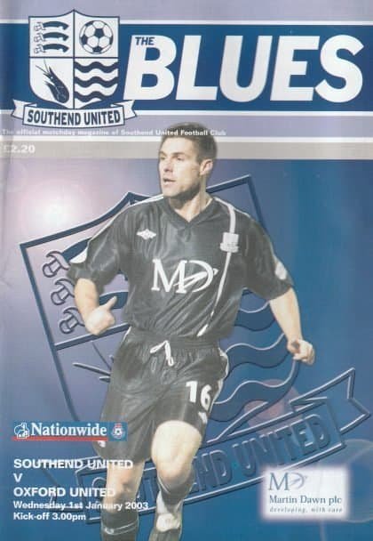 Southend United v Oxford United 01-Jan-2003