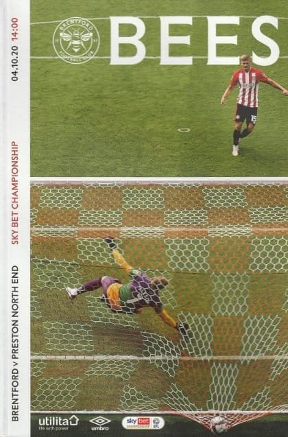 Brentford v Preston North End  04-Oct-2020