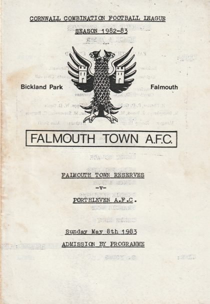Falmouth Town Reserves v Portleven  08-May-1983