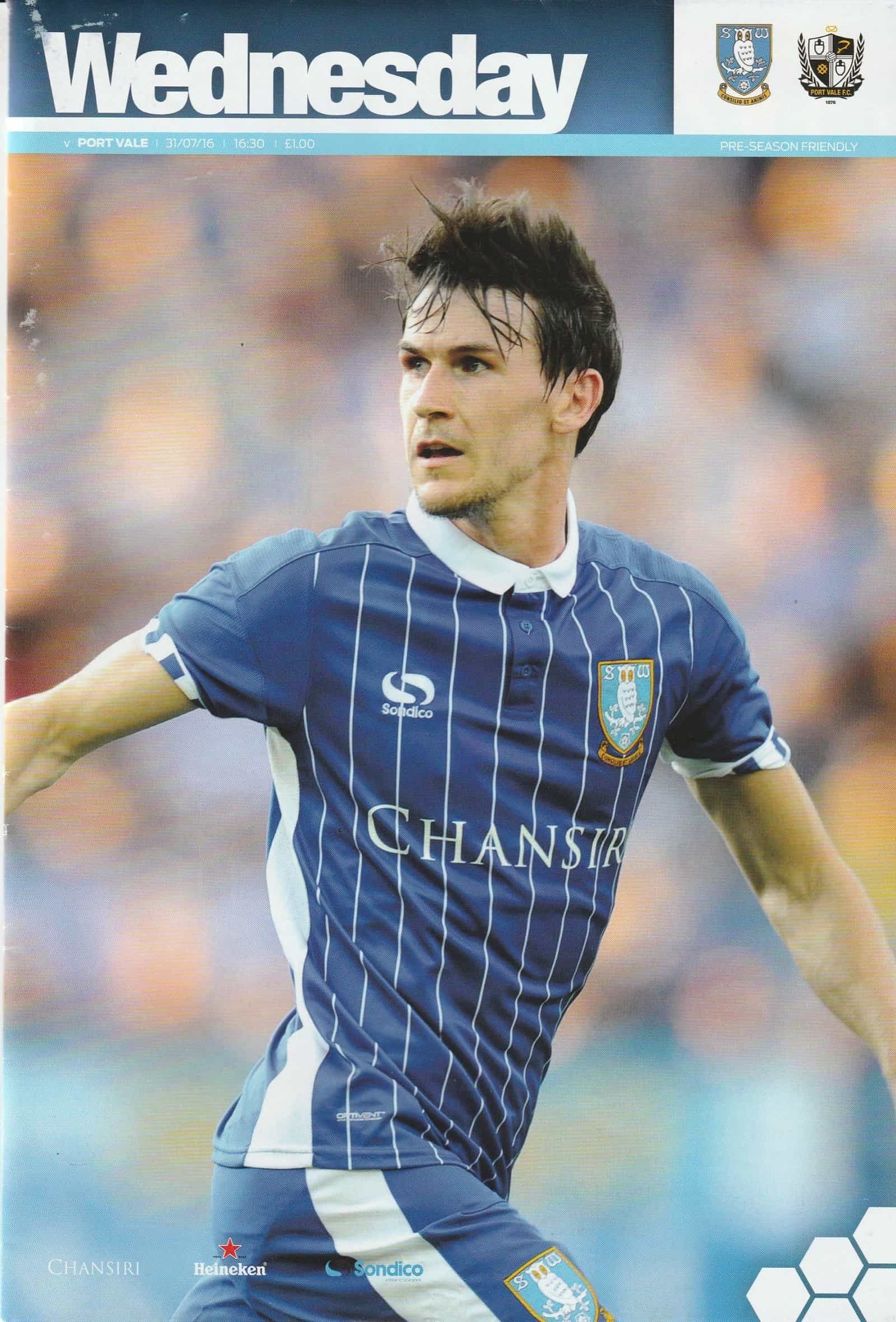 Sheffield Wednesday v Port Vale 31-Jul-2016