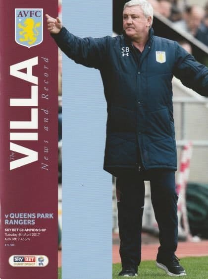 Aston Villa v Queens Park Rangers 04-Apr-2017