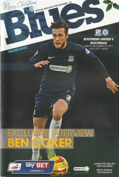 Southend United v Rochdale  20-Dec-2013