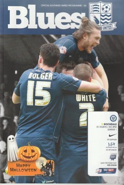 Southend United v Rochdale  31-Oct-2015