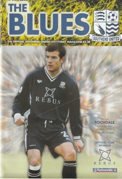 Southend United v Rochdale  09-Mar-2002