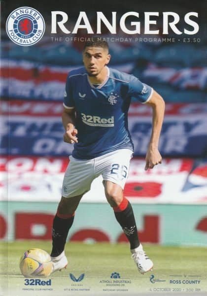 Glasgow Rangers v Ross County  04-Oct-2020