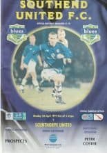 Southend United v Scunthorpe United 05-Apr-1999