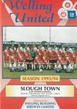 Welling United v Slough Town  19-Feb-1994