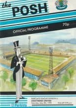 Peterborough United v Southend United  05-May-1990