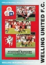 Welling United v Stafford Rangers 27-Aug-1994