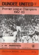 Dundee United v St Johnstone  12-Nov-1983