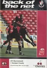 AFC Bournemouth v Stockport County  08-Oct-2004