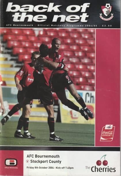 AFC Bournemouth v Stockport County  08-Oct-2004