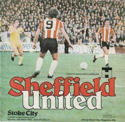 Sheffield United v Stoke City  10-Mar-1979
