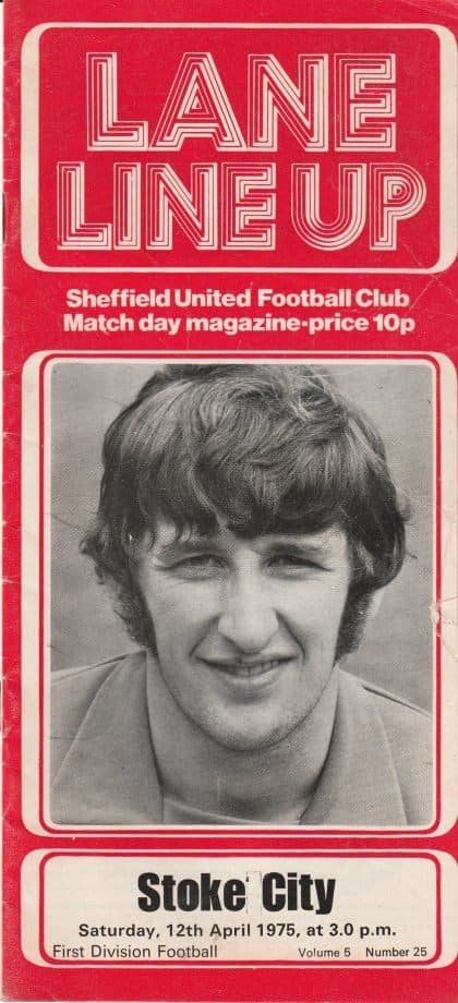 Sheffield United v Stoke City  12-Apr-1975