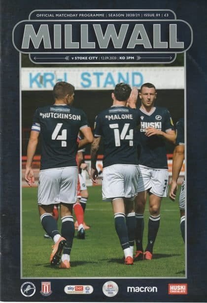 Millwall v Stoke City  12-Sep-2020