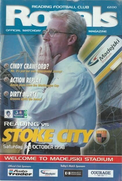 Reading v Stoke City 03-Oct-1998