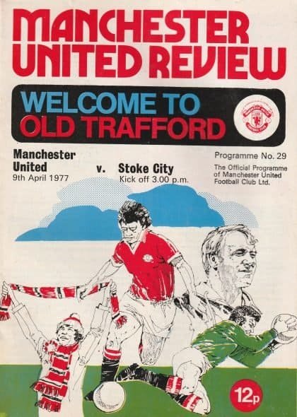 Manchester United v Stoke City 09-Apr-1977