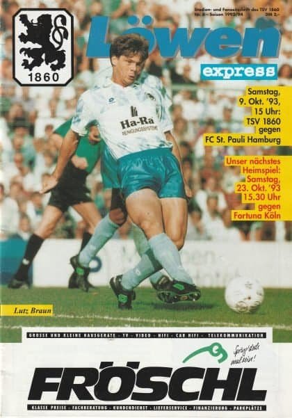 TSV 1860 Munich v FC Pauli  09-Oct-1993