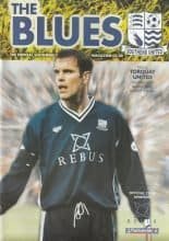 Southend United v Torquay United  26-Jan-2002