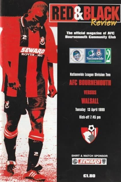 AFC Bournemouth v Walsall  13-Apr-1999