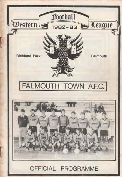 Falmouth Town v Wimborne Town  18-Sep-1982