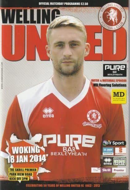 Welling United v Woking 18-Jan-2014