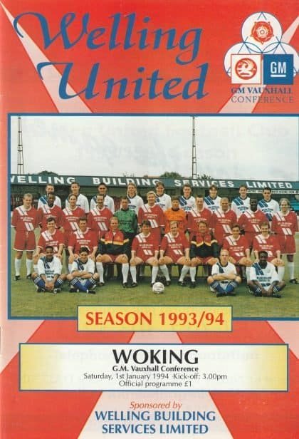 Welling United v Woking 01-Jan-1994