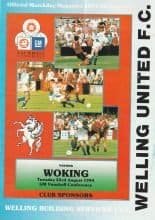 Welling United v Woking  23-Aug-1994