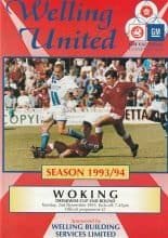 Welling United v Woking 02-Nov-1993