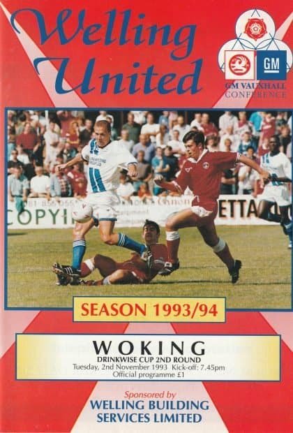 Welling United v Woking 02-Nov-1993